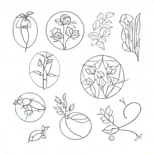 mix years : 1968 1975 2000 2002 2008 together tattoo design idea