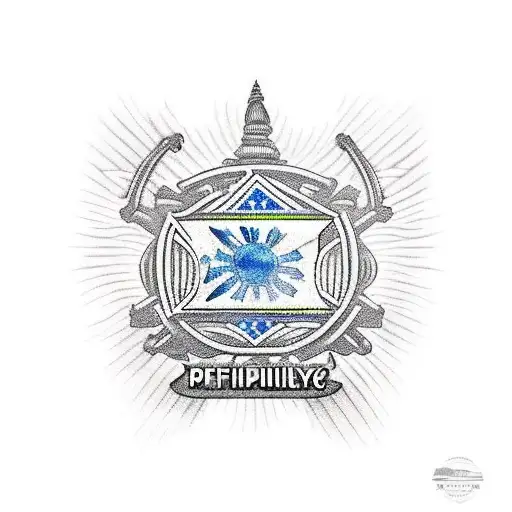 jeepney Philippines flag  tattoo design idea