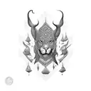 sandevistan  tattoo design idea