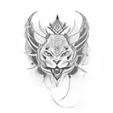 sandevistan  tattoo design idea