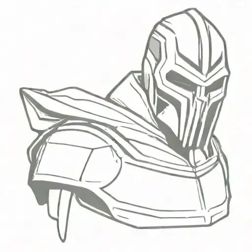 MF DOOM tattoo design idea