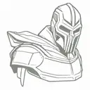 MF DOOM tattoo design idea