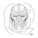 MF DOOM tattoo design idea