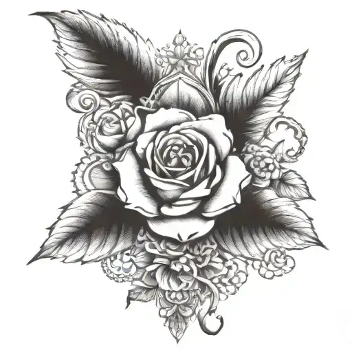 floral  seven deadly sins   tattoo design idea