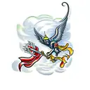 Saint Michael tattoo design idea