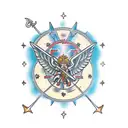 Saint Michael tattoo design idea