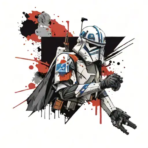 captain Rex starwars   tattoo design idea