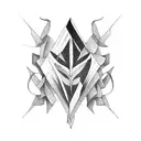 scissors  tattoo design idea