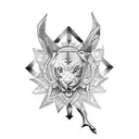 scissors  tattoo design idea