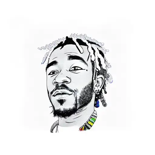lil uzi vert tattoo design idea