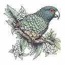 lorikeet tattoo design idea