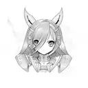 Hatsune miku tattoo design idea