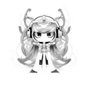 Hatsune miku tattoo design idea