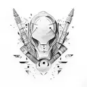 cannon tattoo design idea