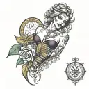 slut tattoo design idea