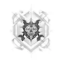 sobriety symbol tattoo design idea