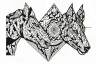 couple matching tattoo with date 27.02.2010 tattoo design idea