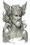 ancient Iran tattoo design idea