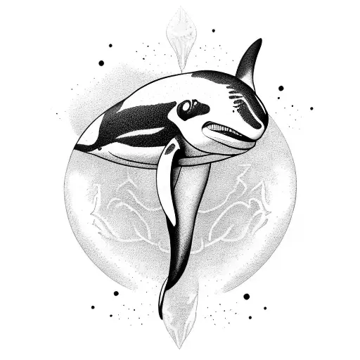orca tattoo design idea