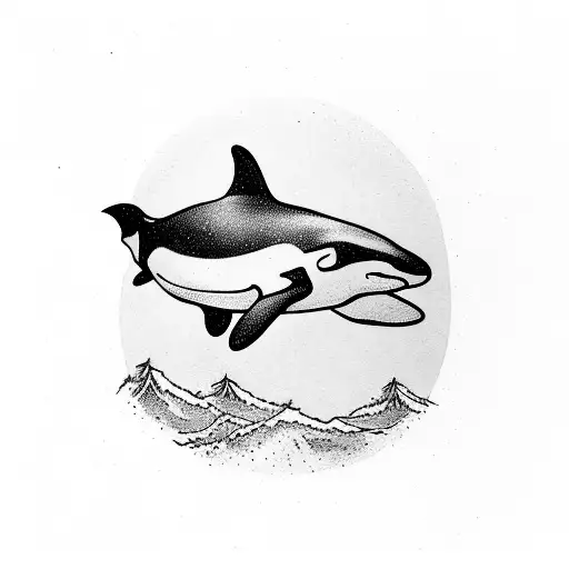 orca tattoo design idea
