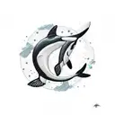 orca tattoo design idea