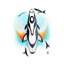 orca tattoo design idea