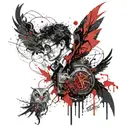 harry potter  tattoo design idea