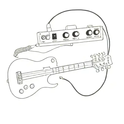 Ben Howard pedalboard sketch tattoo tattoo design idea