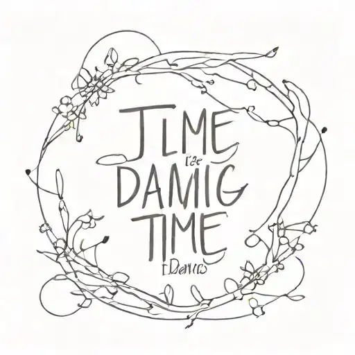 Ben Howard Time Is Dancing lyrics sketch tattoo tattoo design idea