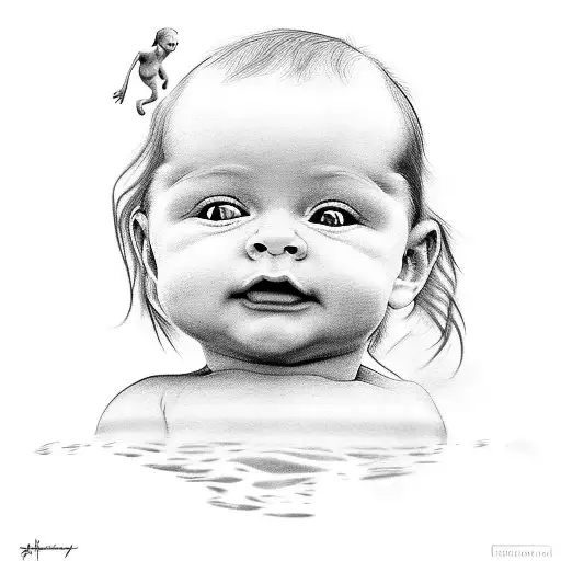 baby tarzan tattoo design idea