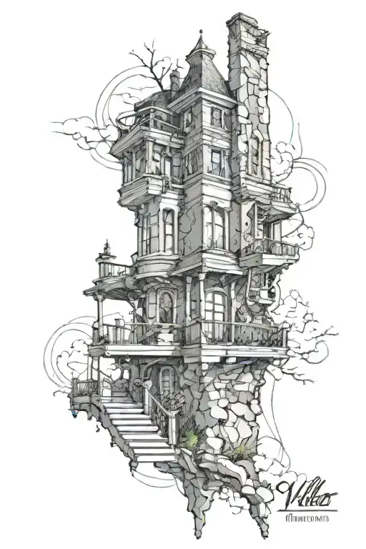 The DC villa tattoo design idea