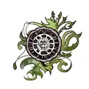 Black CLover tattoo design idea