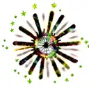 Black CLover tattoo design idea