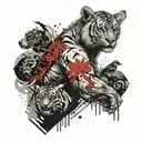 Sleeve tattoo showing the evolution of a weak animal because a dangerous beast tattoo design idea