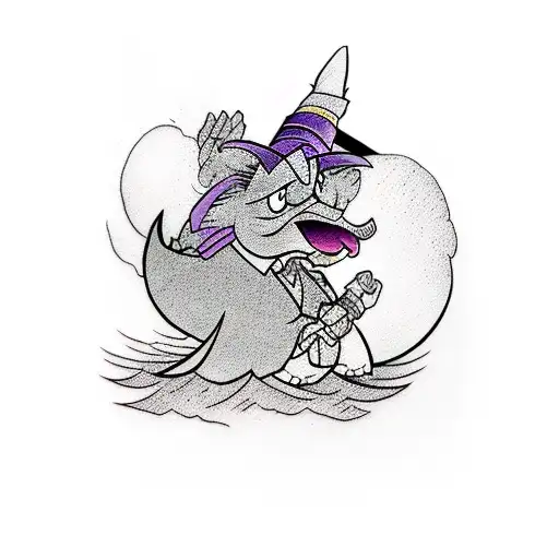 Darkwing Duck tattoo design idea