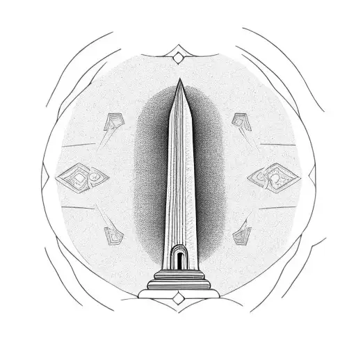 Obelisco from Buenos Aires tattoo design idea