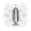 Obelisco from Buenos Aires tattoo design idea