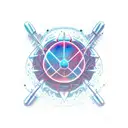 Atom tattoo design idea