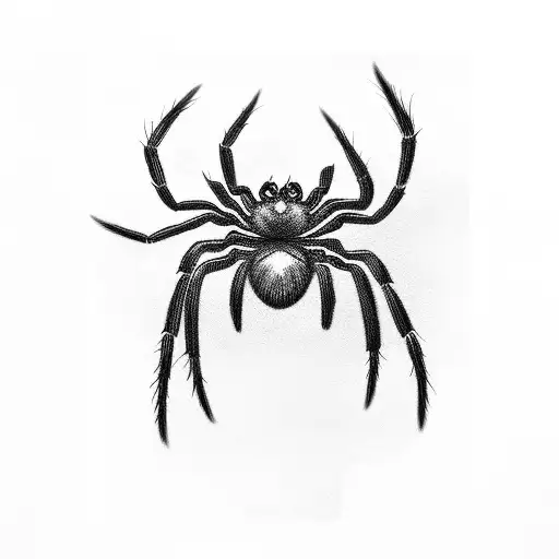Spider tattoo design idea