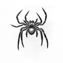 Spider tattoo design idea