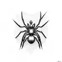Spider tattoo design idea