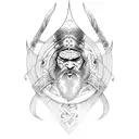 Viking Witch tattoo design idea