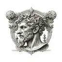 A chess piece morphing into a mythical creature from Greek mythology tattoo design idea