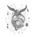 submarine tattoo design idea