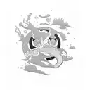 submarine tattoo design idea