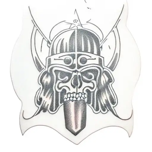 hot rod with banner tattoo design idea