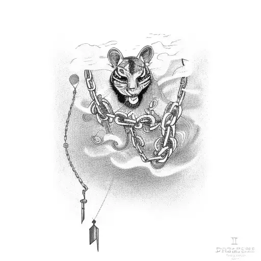  I have thrown off the chains I am so free from all shackles tattoo design idea