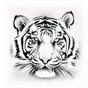 Tiger tattoo design idea