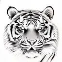 Tiger tattoo design idea
