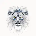 Lion tattoo design idea